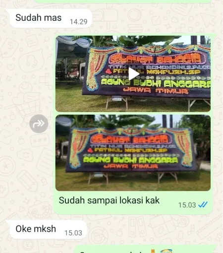 Pengiriman Papan Bunga Bogor Nirwana Residence
